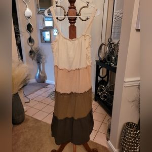 Madison Grey Sun Dress Size Extra Large